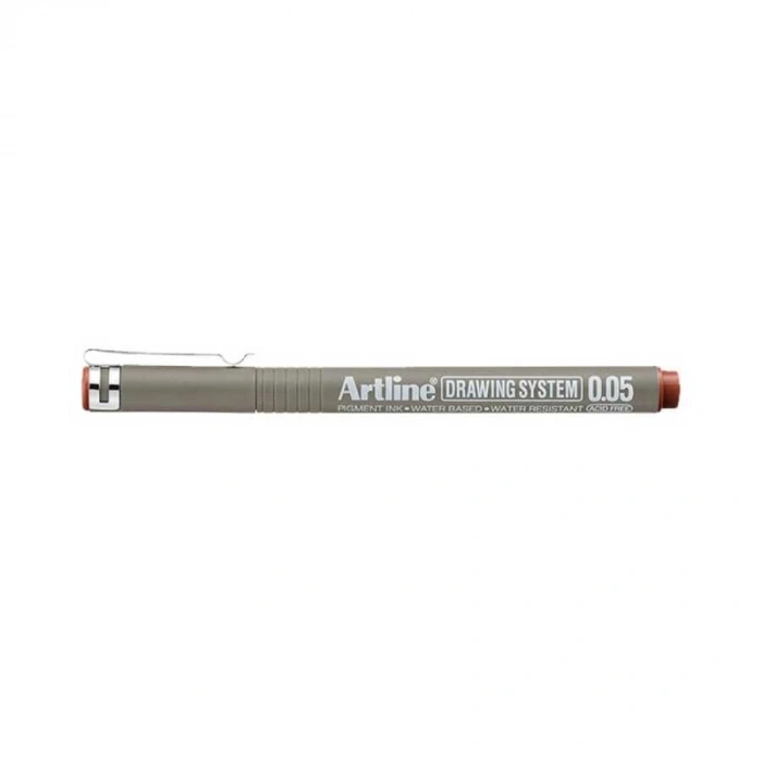 Artline Drawing System Teknik Çizim Kalemi 0.05 mm. Sepia