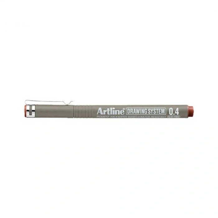 Artline Drawing System Teknik Çizim Kalemi 0.4 mm. Sepia