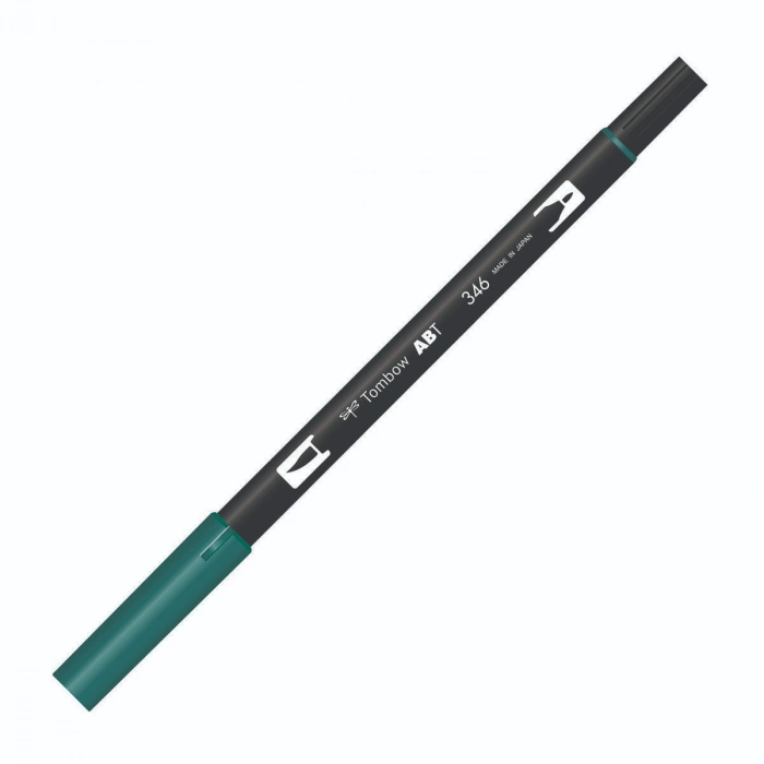 Tombow Dual Brush Pen Grafik Çizim Kalemi 346 Sea Green
