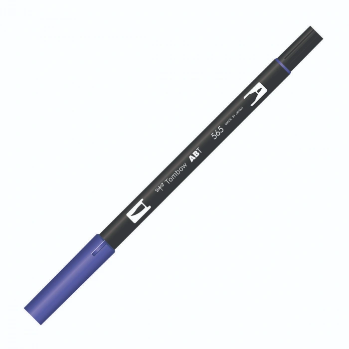 Tombow Dual Brush Pen Grafik Çizim Kalemi 565 Deep Blue