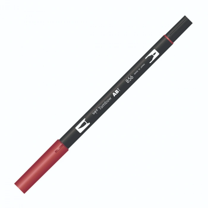 Tombow Dual Brush Pen Grafik Çizim Kalemi 856 Chinese Red