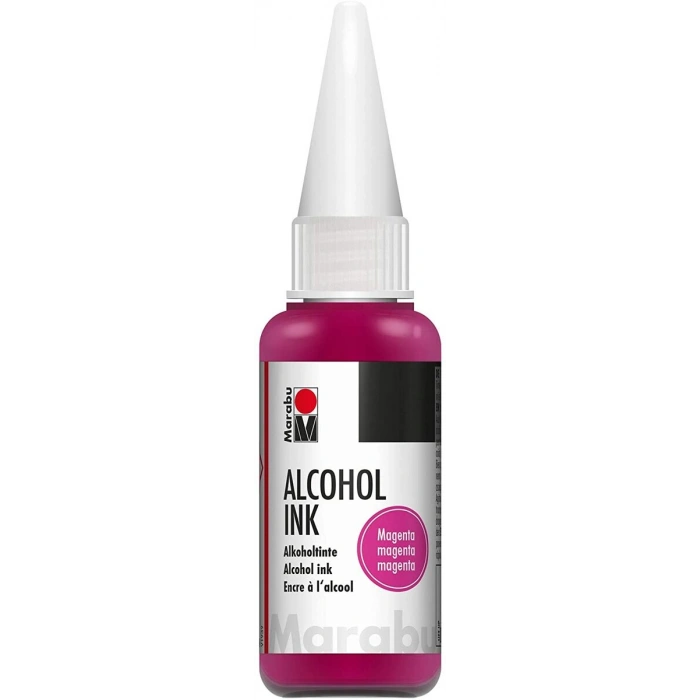 Marabu Alcohol Ink Alkol Bazlı Mürekkep 20 ml. Magenta