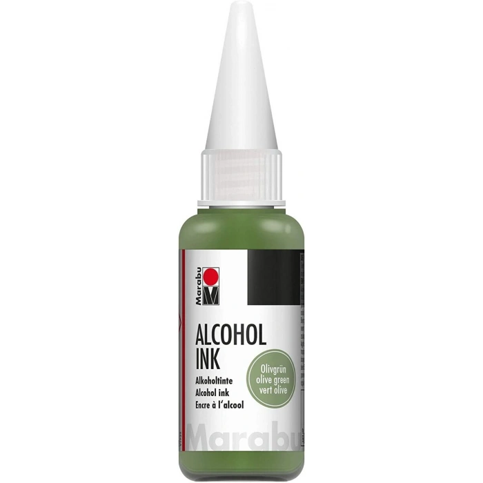 Marabu Alcohol Ink Alkol Bazlı Mürekkep 20 ml. Olive Green