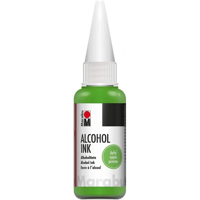 Marabu Alcohol Ink Alkol Bazlı Mürekkep 20 ml. Apple Green