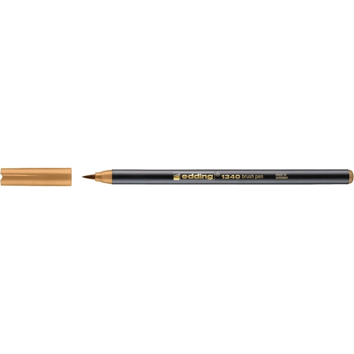Edding 1340 Brushpen Fırça Uçlu Kalem KOYU SARI