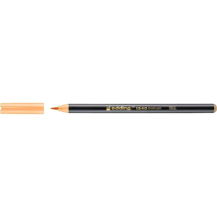 Edding 1340 Brushpen Fırça Uçlu Kalem AÇIK TURUNCU