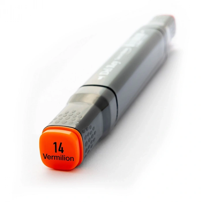 Del Rey Çift Uçlu Çizim Marker Kalemi 14 Vermilion