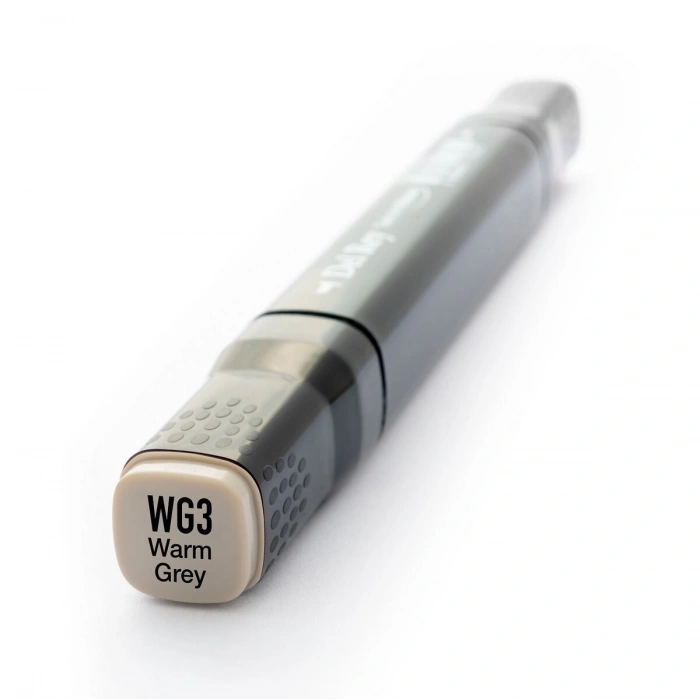 Del Rey Çift Uçlu Çizim Marker Kalemi WG3 Warm Gray 3