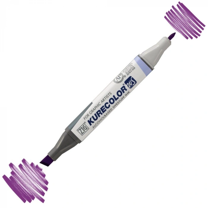 Zig Kurecolor Twin S Grafik Çizim Marker Kalemi 665 Deep Pink