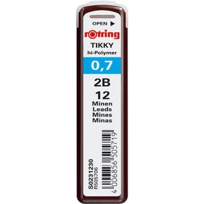Rotring Tikky Hi-Polymer Kurşun Kalem Ucu 0.7 mm (2B)
