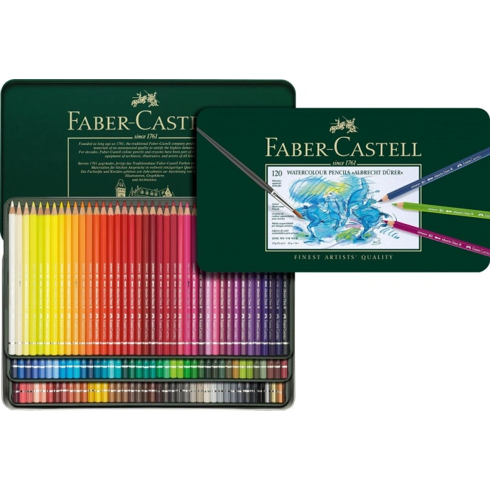 Faber Castell Albrecht Dürer Aquarell Boya Kalemi Seti 120 Renk