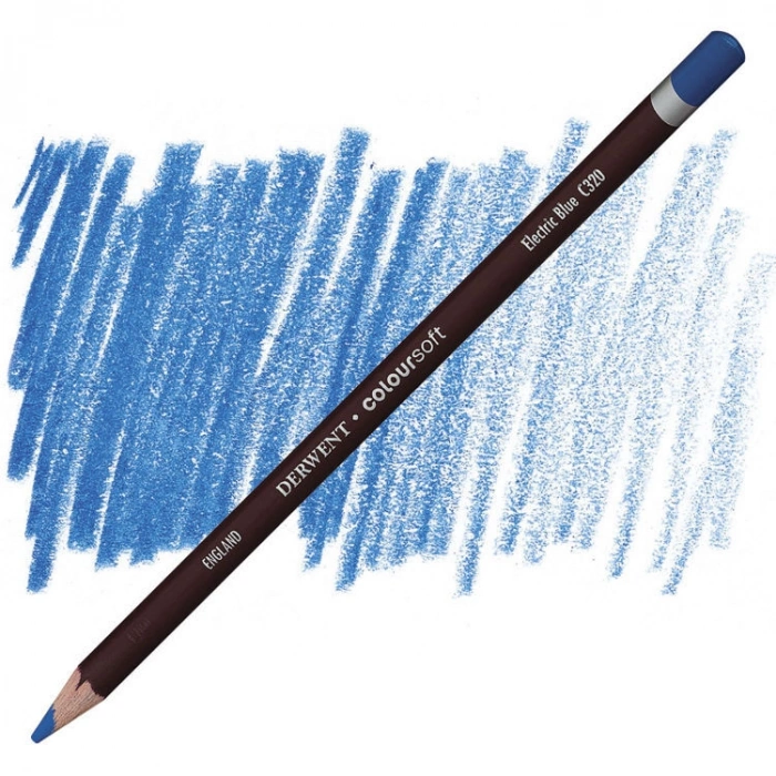 Derwent Coloursoft Pencil Yumuşak Kuruboya Kalemi C320 Electric Blue