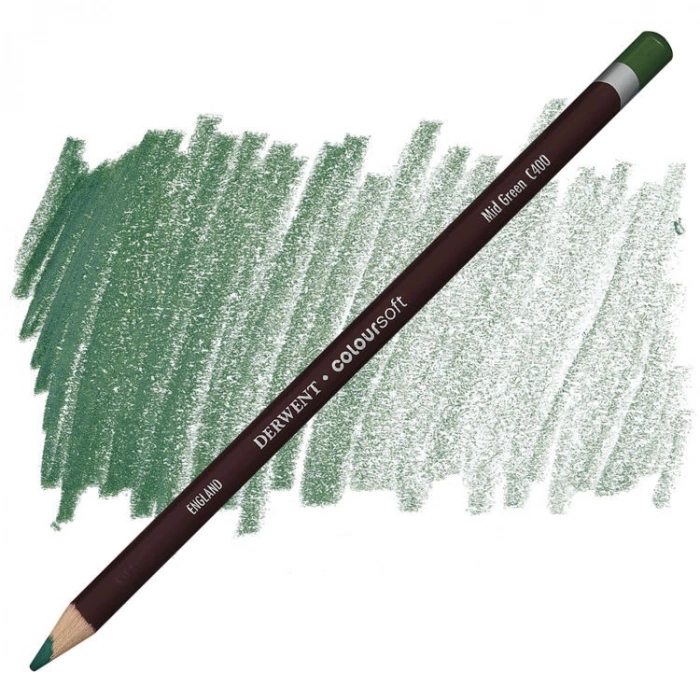 Derwent Coloursoft Pencil Yumuşak Kuruboya Kalemi C430 Pea Green
