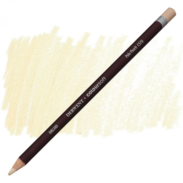 Derwent Coloursoft Pencil Yumuşak Kuruboya Kalemi C570 Pale Peach
