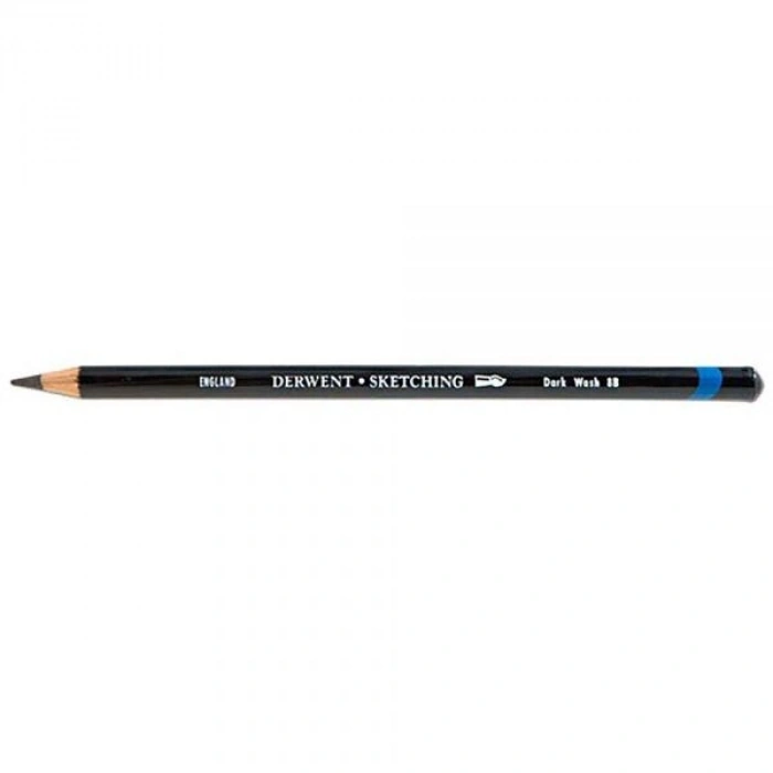 Derwent Watersoluable Sketching Pencil Suda Çözünebilen Eskiz Kalemi 8B - Dark Wash