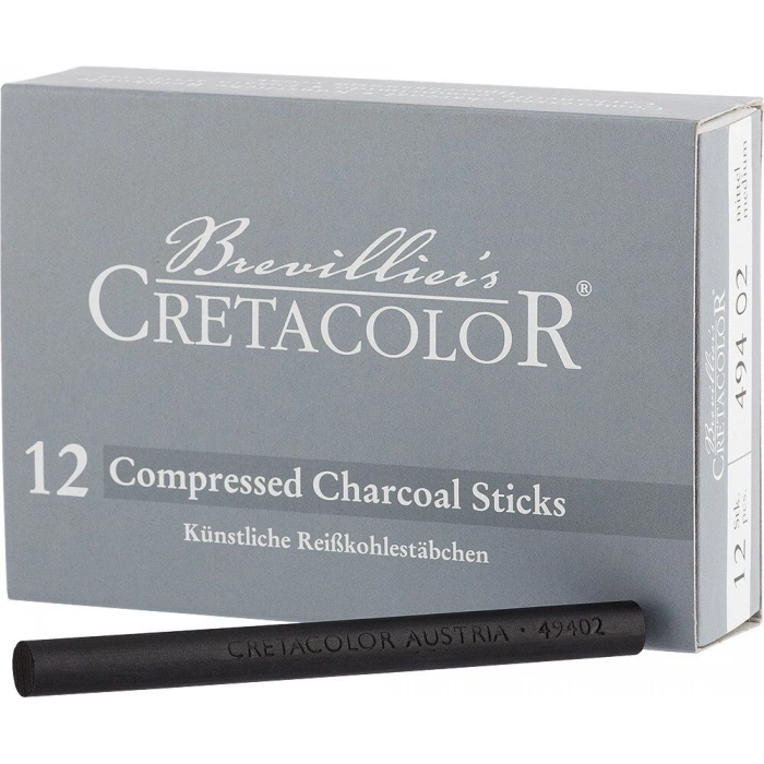Cretacolor Compressed Charcoal Kömür Füzen Medium