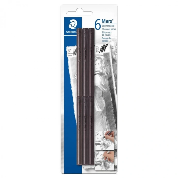Staedtler Mars Kömür Füzen Seti 6lı