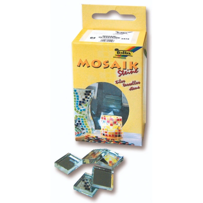 Folia Ayna Mozaik Taşı 15x15 mm. 100 Adet