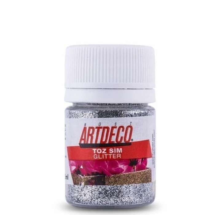 Artdeco Toz Sim (Glitter) 25 ml. 322 Gümüş