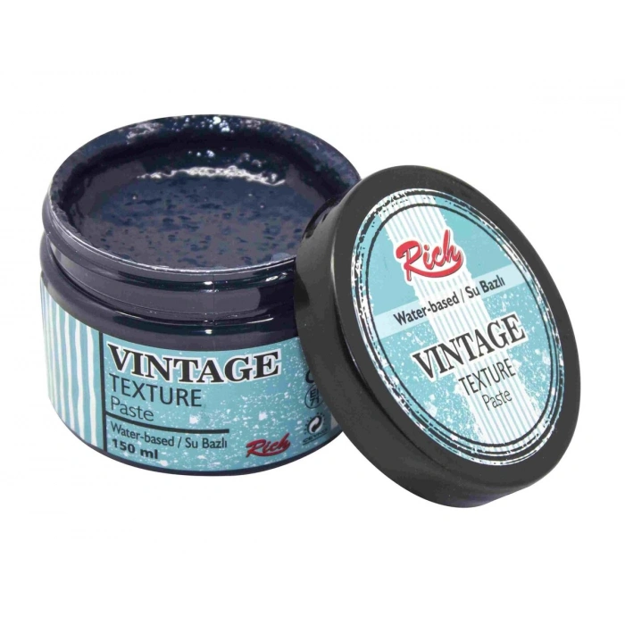 Rich Vintage Texture Rölyef Pasta 150 ml. 5102 İNDİGO