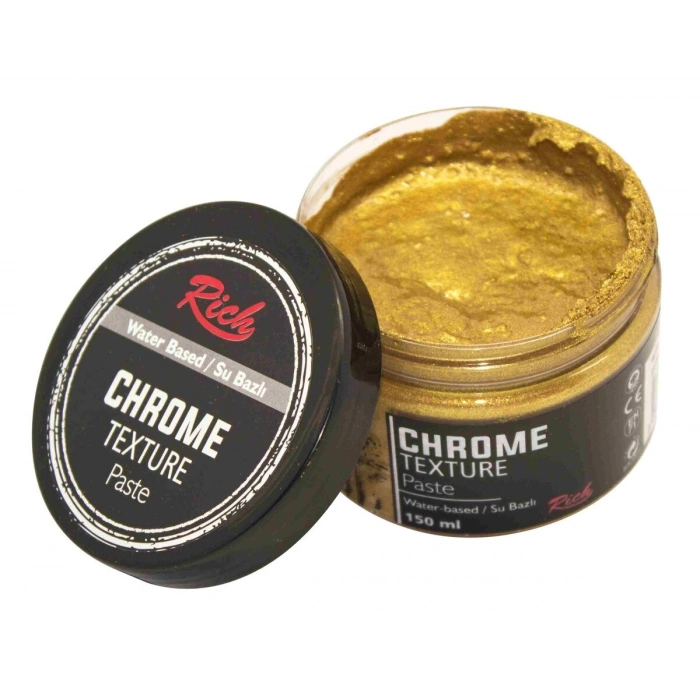 Rich Chrome Texture Rölyef Pasta 150 ml. 9206 ANTİK GOLD