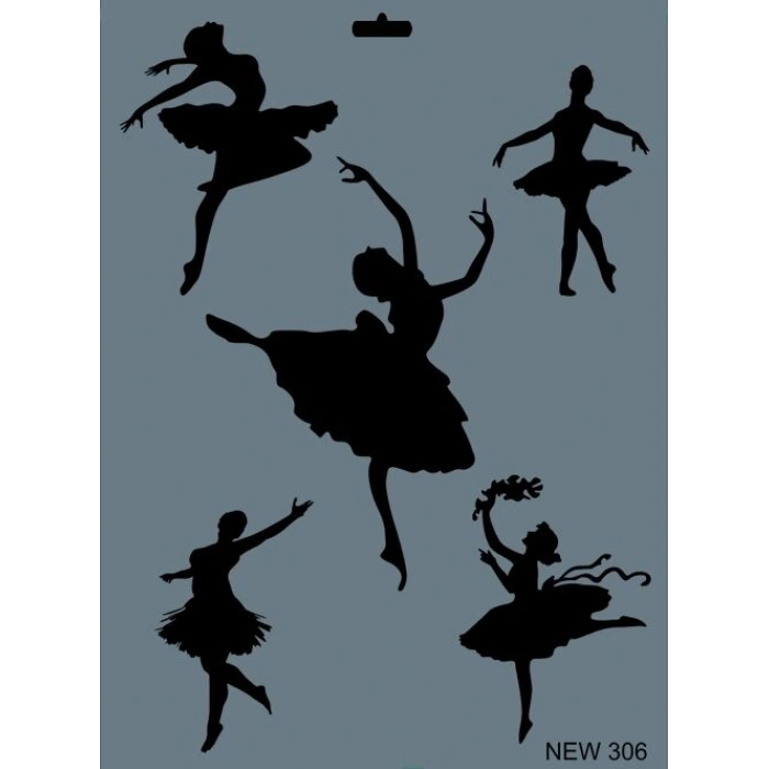 Rich Stencil Boyama Şablonu 25x35 cm. NEW-306