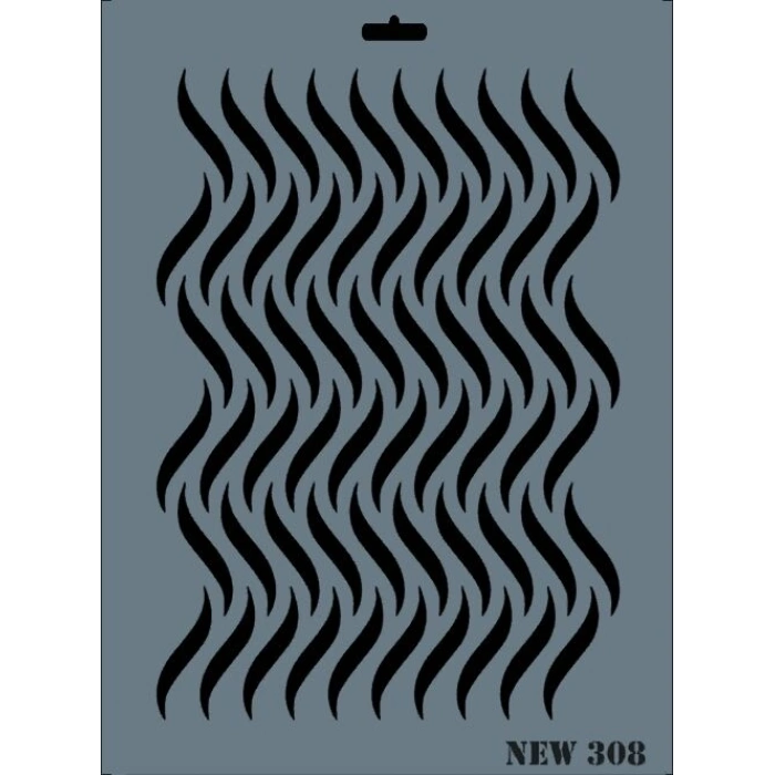 Rich Stencil Boyama Şablonu 25x35 cm. NEW-308