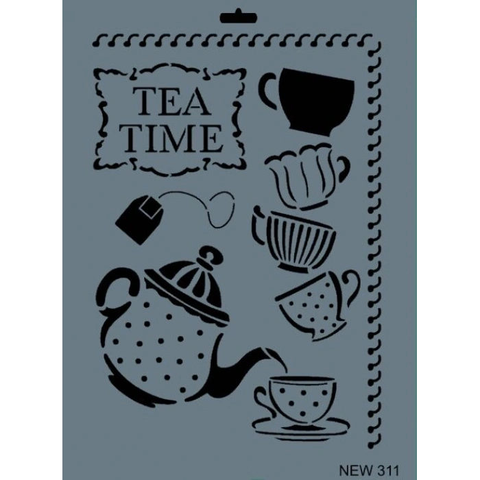 Rich Stencil Boyama Şablonu 25x35 cm. NEW-311