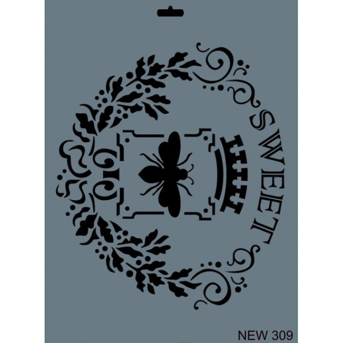 Rich Stencil Boyama Şablonu 25x35 cm. NEW-309