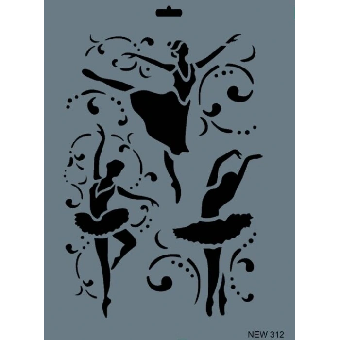 Rich Stencil Boyama Şablonu 25x35 cm. NEW-312