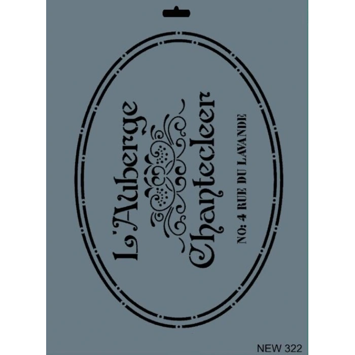 Rich Stencil Boyama Şablonu 25x35 cm. NEW-322