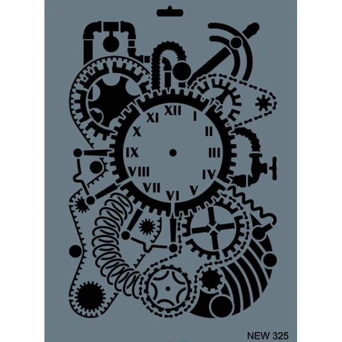 Rich Stencil Boyama Şablonu 25x35 cm. NEW-325