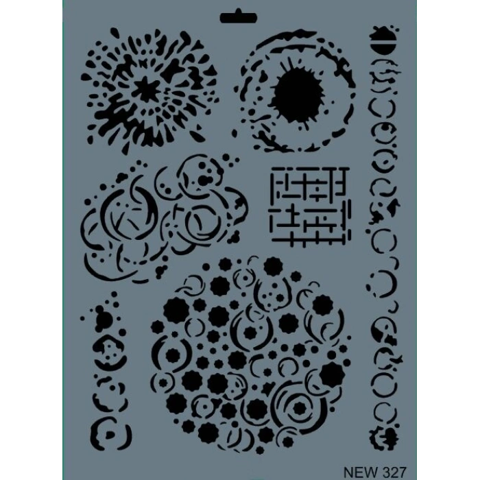 Rich Stencil Boyama Şablonu 25x35 cm. NEW-327