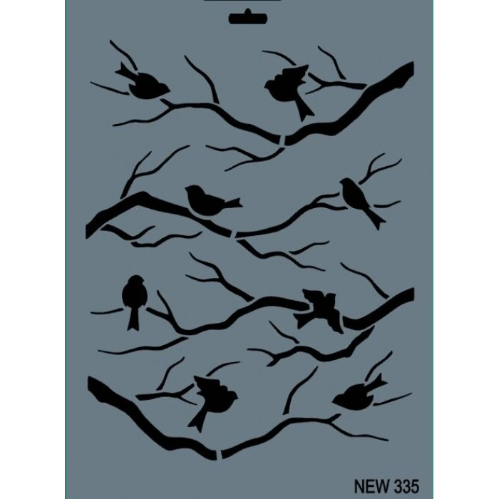 Rich Stencil Boyama Şablonu 25x35 cm. NEW-335