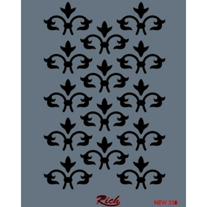 Rich Stencil Boyama Şablonu 25x35 cm. NEW-338