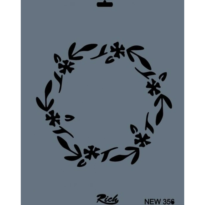 Rich Stencil Boyama Şablonu 25x35 cm. NEW-356