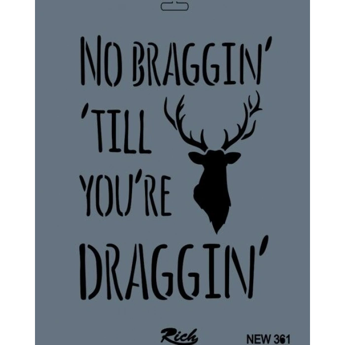 Rich Stencil Boyama Şablonu 25x35 cm. NEW-361