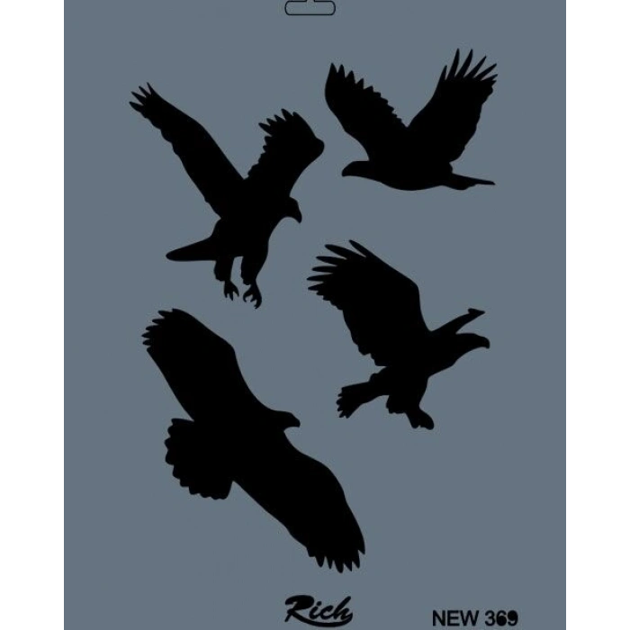 Rich Stencil Boyama Şablonu 25x35 cm. NEW-369