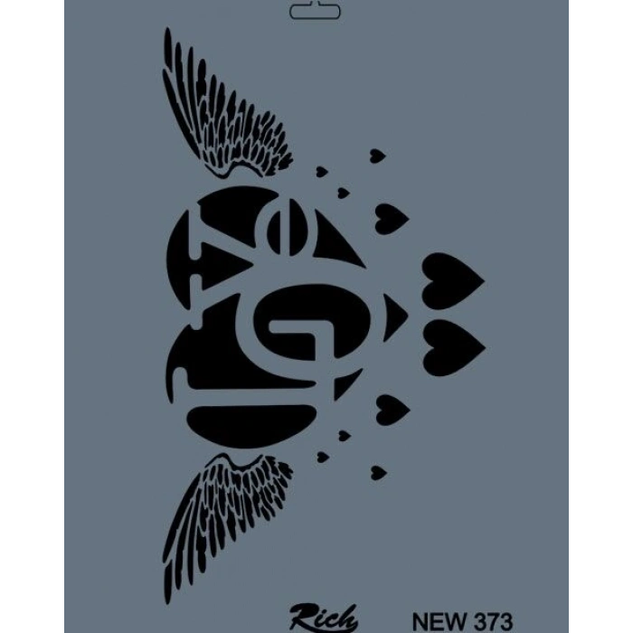 Rich Stencil Boyama Şablonu 25x35 cm. NEW-373