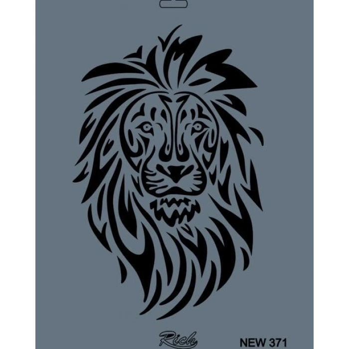 Rich Stencil Boyama Şablonu 25x35 cm. NEW-371