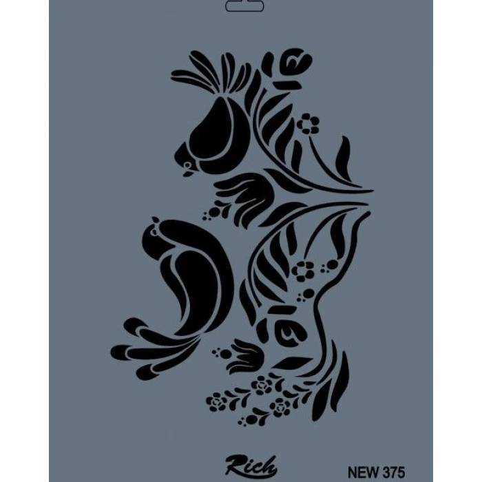 Rich Stencil Boyama Şablonu 25x35 cm. NEW-375