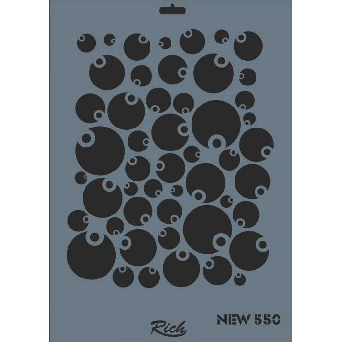 Rich Stencil Boyama Şablonu 25x35 cm. NEW-550