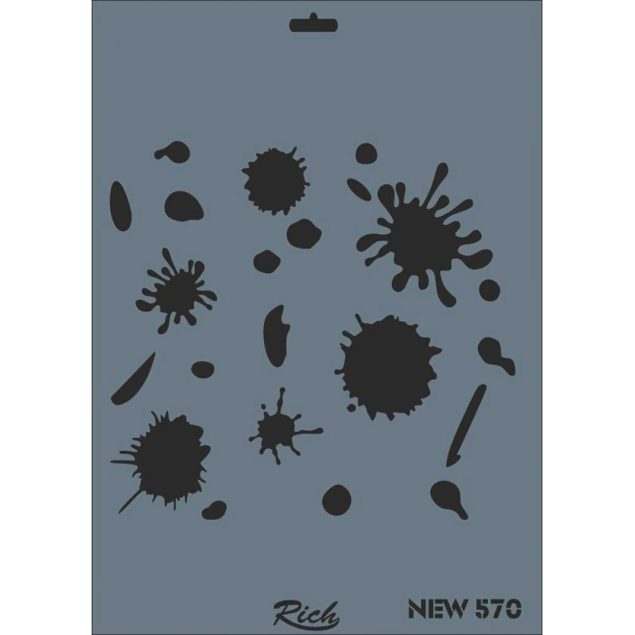 Rich Stencil Boyama Şablonu 25x35 cm. NEW-570