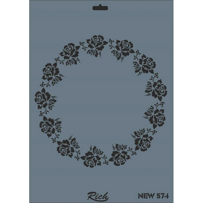 Rich Stencil Boyama Şablonu 25x35 cm. NEW-574