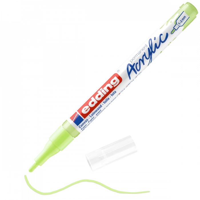 Edding 5300 Akrilik Boyama Markörü 1-2 mm PASTEL YEŞİL