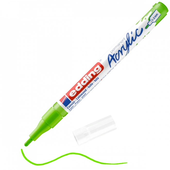 Edding 5300 Akrilik Boyama Markörü 1-2 mm SARI-YEŞİL