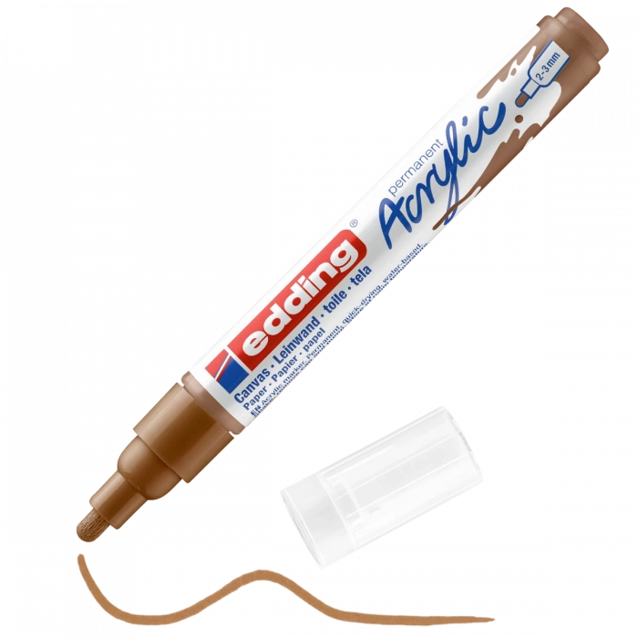 Edding 5100 Akrilik Boyama Markörü 2-3 mm FINDIK KAHVESİ