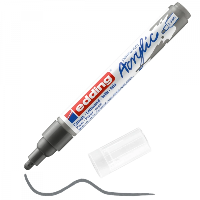 Edding 5100 Akrilik Boyama Markörü 2-3 mm ANTRASİT