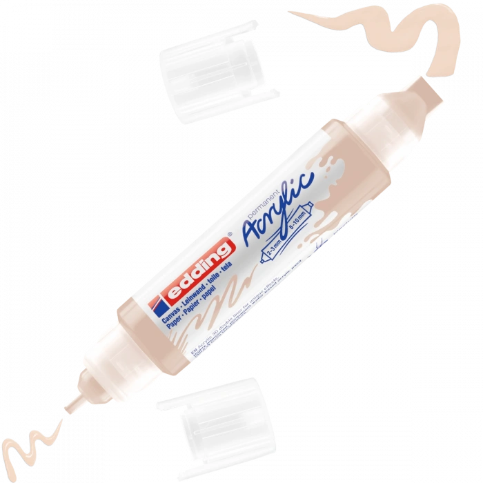 Edding 5400 Akrilik Boyama Markörü 3D Double Liner BEJ