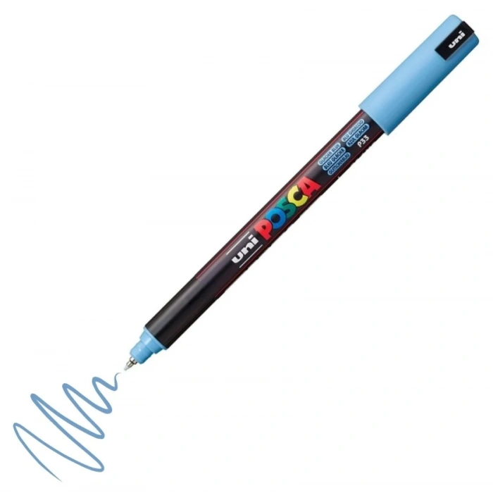 Uni Posca PC-1MR Boyama Markörü 0.7 mm. GLACIER BLUE